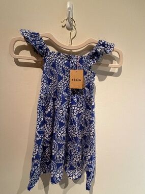 NWT Mini Boden sun dress 3-4y